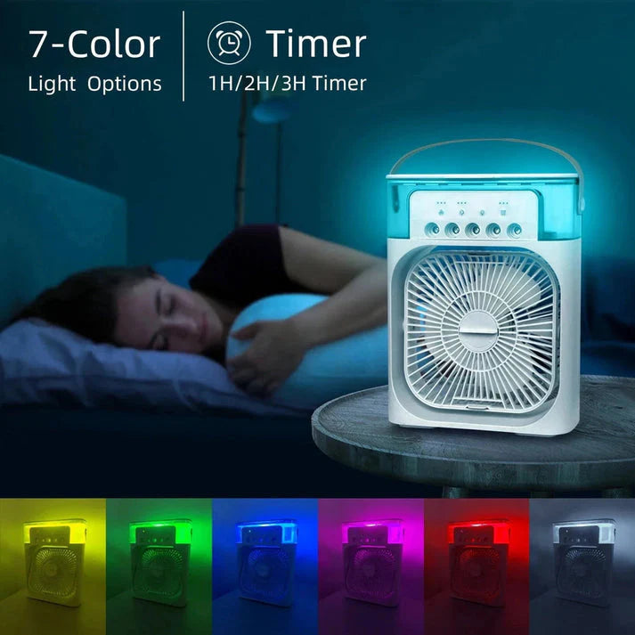 Portable Air Conditioning Cooling Fan with 3 different mist modes