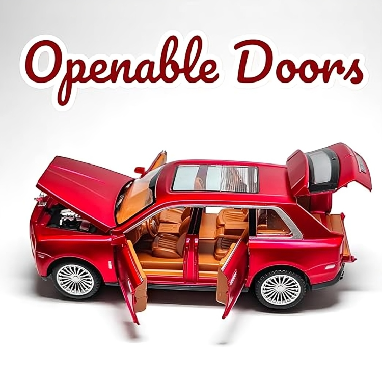 Remote Control Metal Diecast Rolles Roy Car 1:22(Black,Red,White)