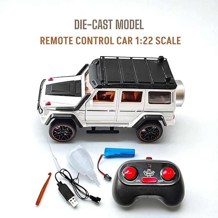 Remote Control Metal Diecast G-wagon Car 1:22(Red,White,Black)