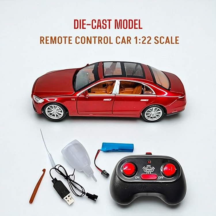 Remote Control Metal Diecast Maybach Car 1:22(Black,White,Red)