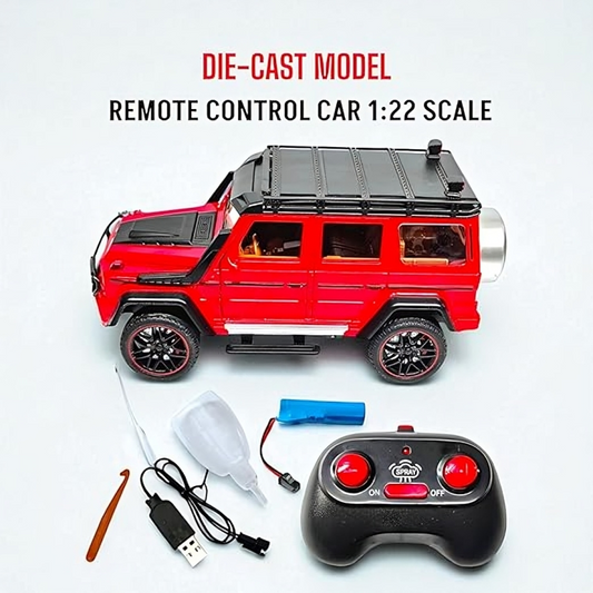 Remote Control Metal Diecast G-wagon Car 1:22(Red,White,Black)
