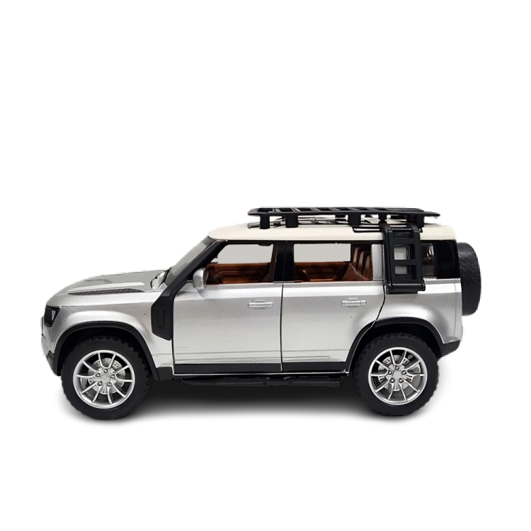 Remote Control Metal Diecast Defender Car 1:22(Black,Silver,NavyGreen)