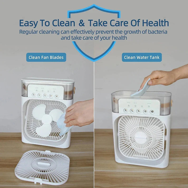 Portable Air Conditioning Cooling Fan with  3 different mist modes