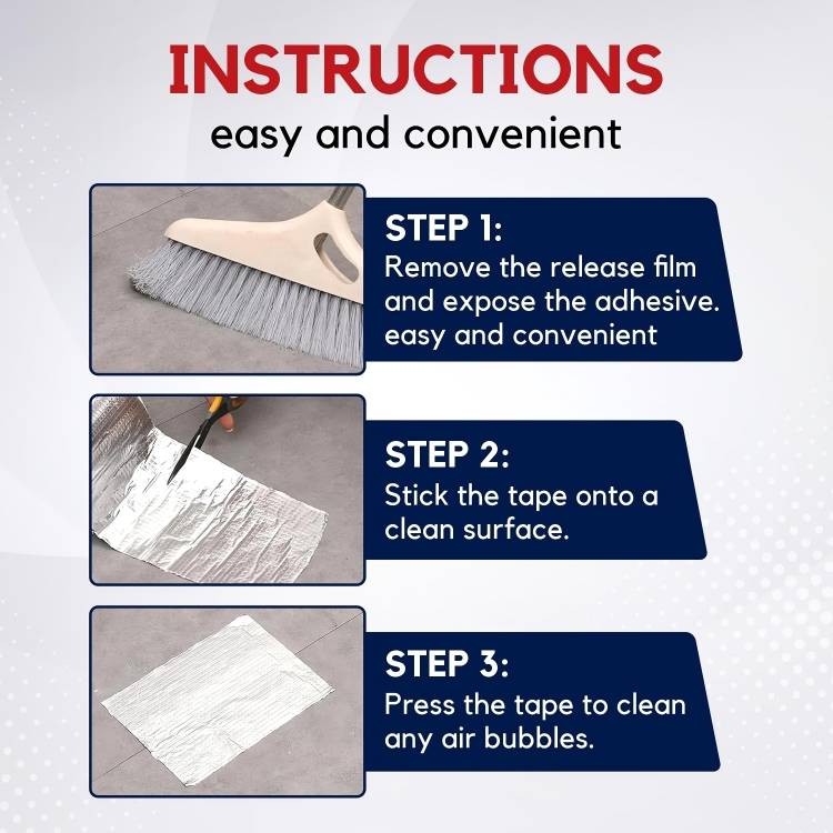 Water Leakage Solution Strong Adhesive (4 Inch (10CM*5M))