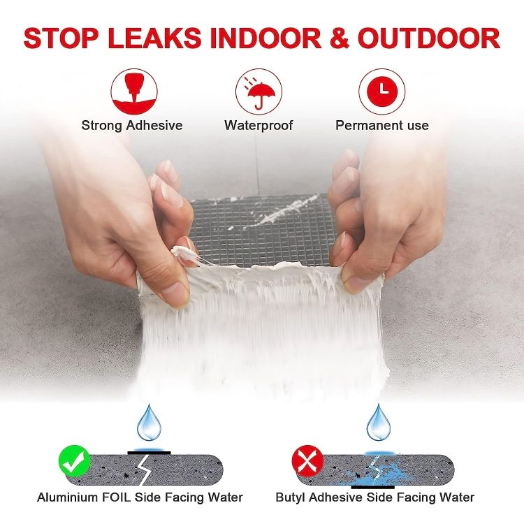 Water Leakage Solution Strong Adhesive (4 Inch (10CM*5M))