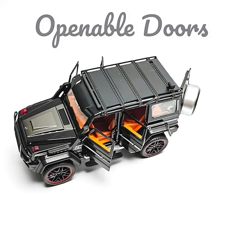 Remote Control Metal Diecast G-wagon Car 1:22(Red,White,Black)